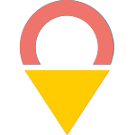 Logo Bauhaus-Reiseführer in rot-gelb
